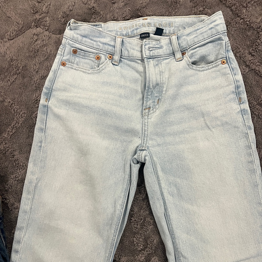 American Eagle Outfitters Light Wash High Rise Jeans